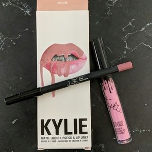 Kylie matte liquid lipstick + liner